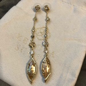 Kendra Scott Lane Shoulder Duster Earrings.